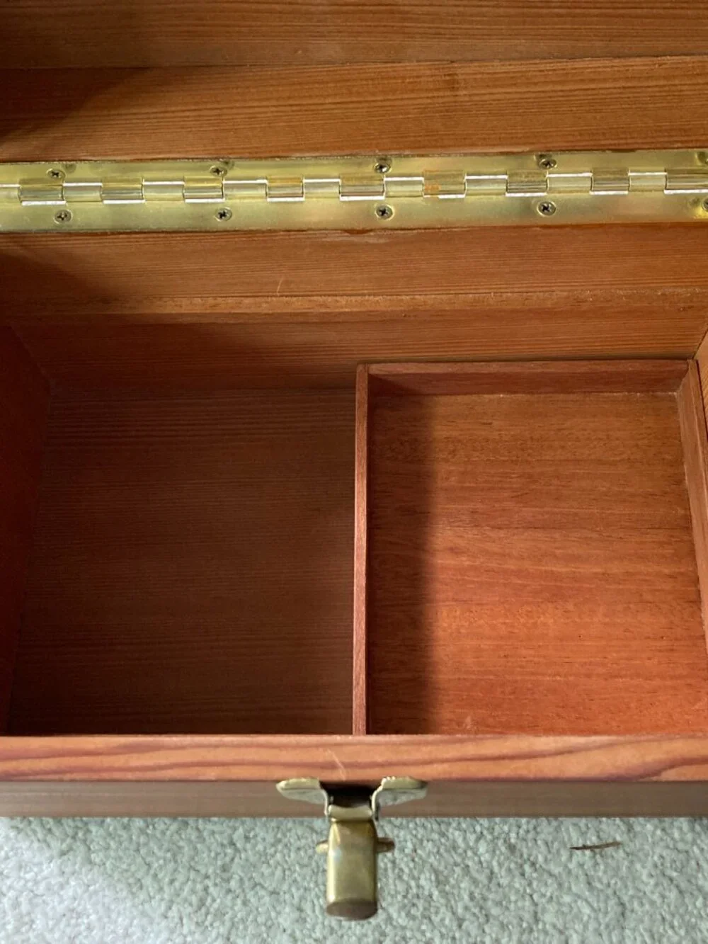 Vintage Wooden Jewelry Box